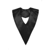 V-shaped scarf shawl and etiquette sash, adult graduation ceremony satin monochrome shawl, graduation bachelor's gown sash Item Picture